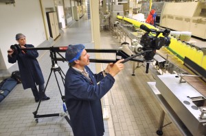 Alastair and Angela working the Jib
