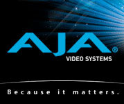 AJA logo AJA logo