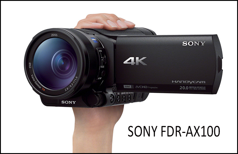 New SONY 4K camcorder FDRAX100 (2K) HD Warrior